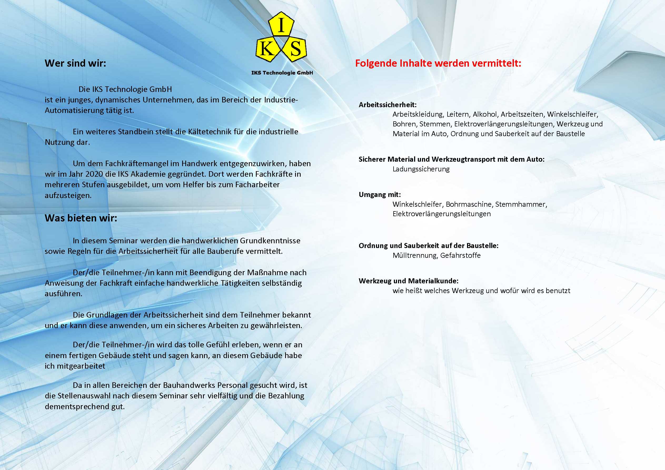 Flyer Bau Helfer Seminar 2020_2